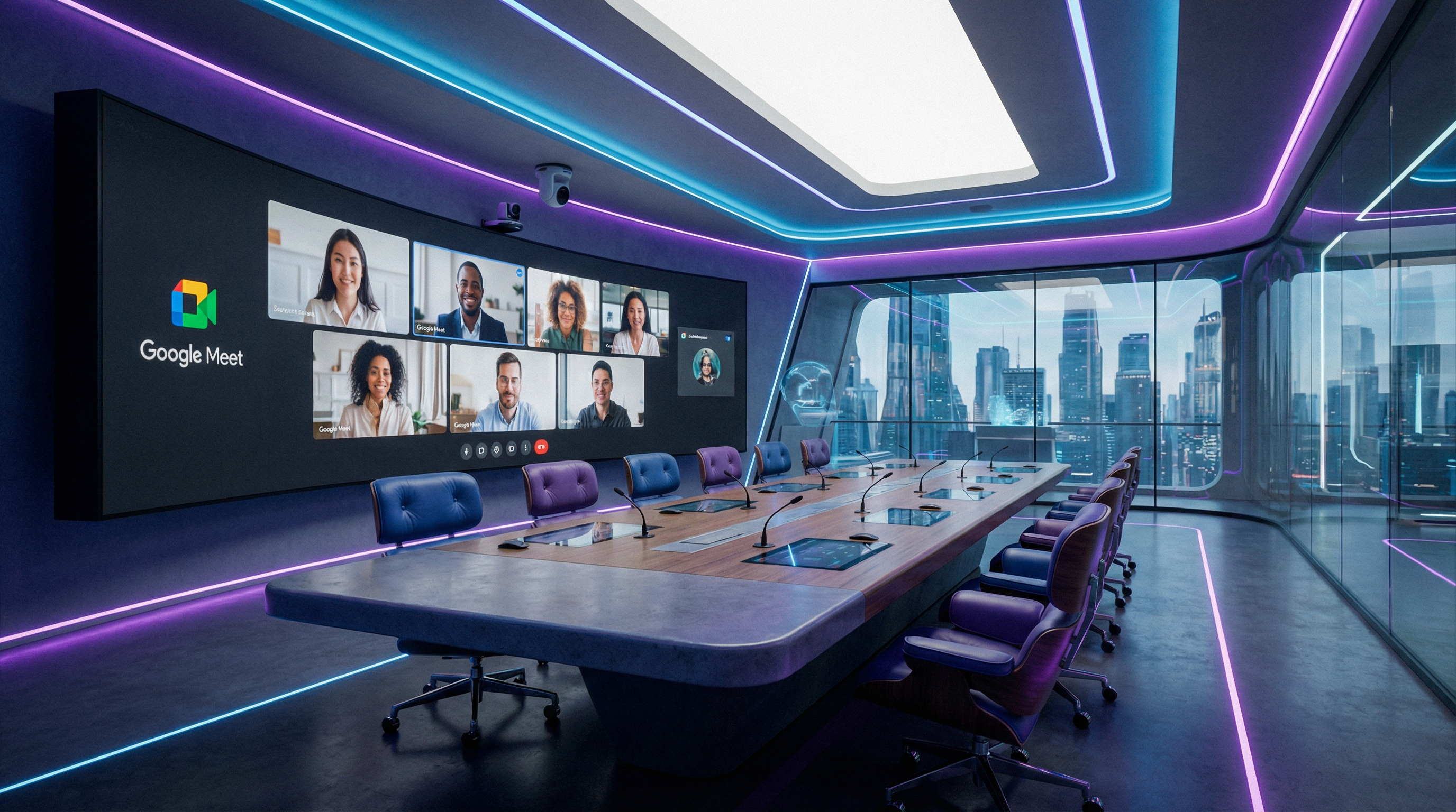 Google Meet 高階會議室